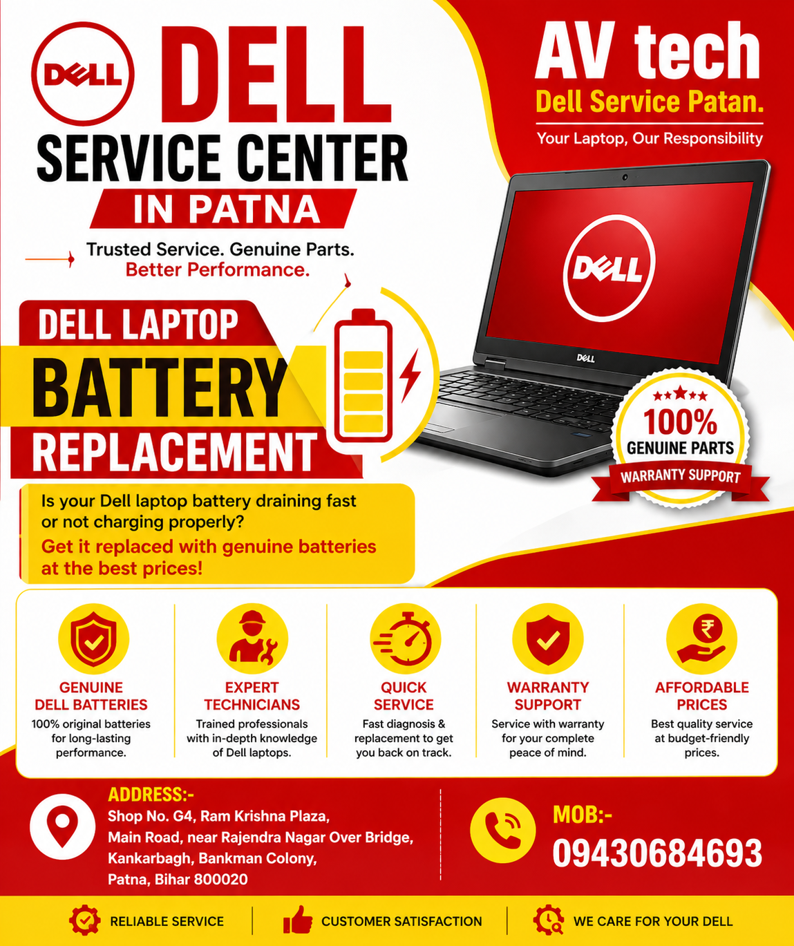Dell Service Center in Patna 
