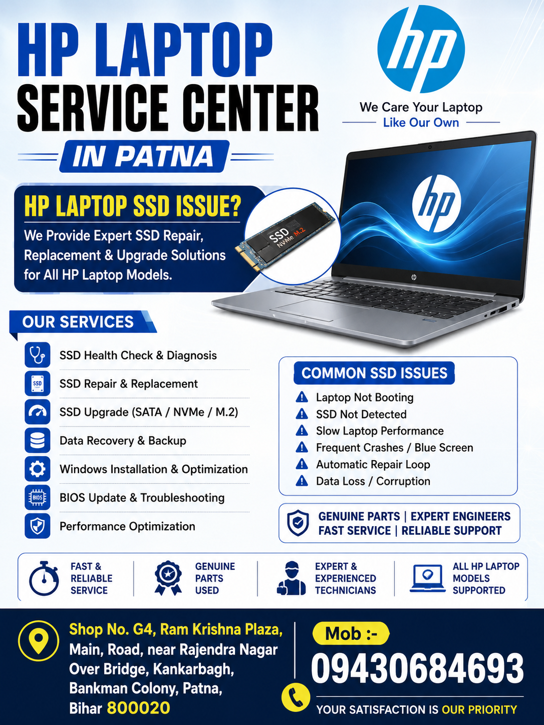 Dell Laptop Service Center in Patna