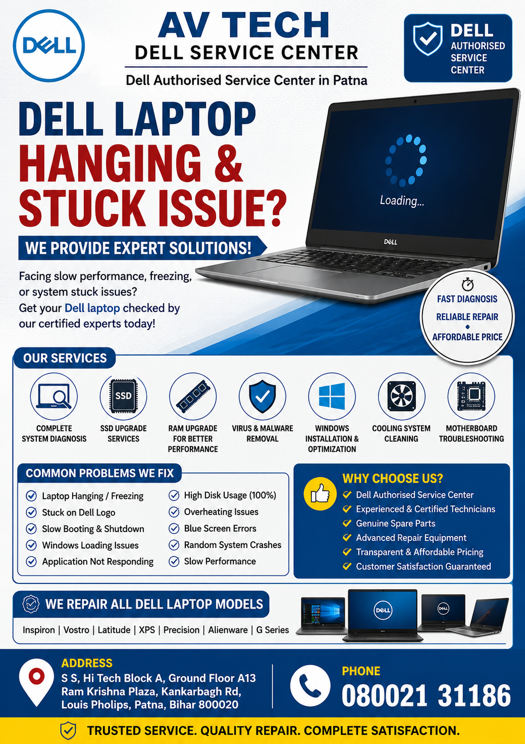 Dell Authorised Service Center in Patna