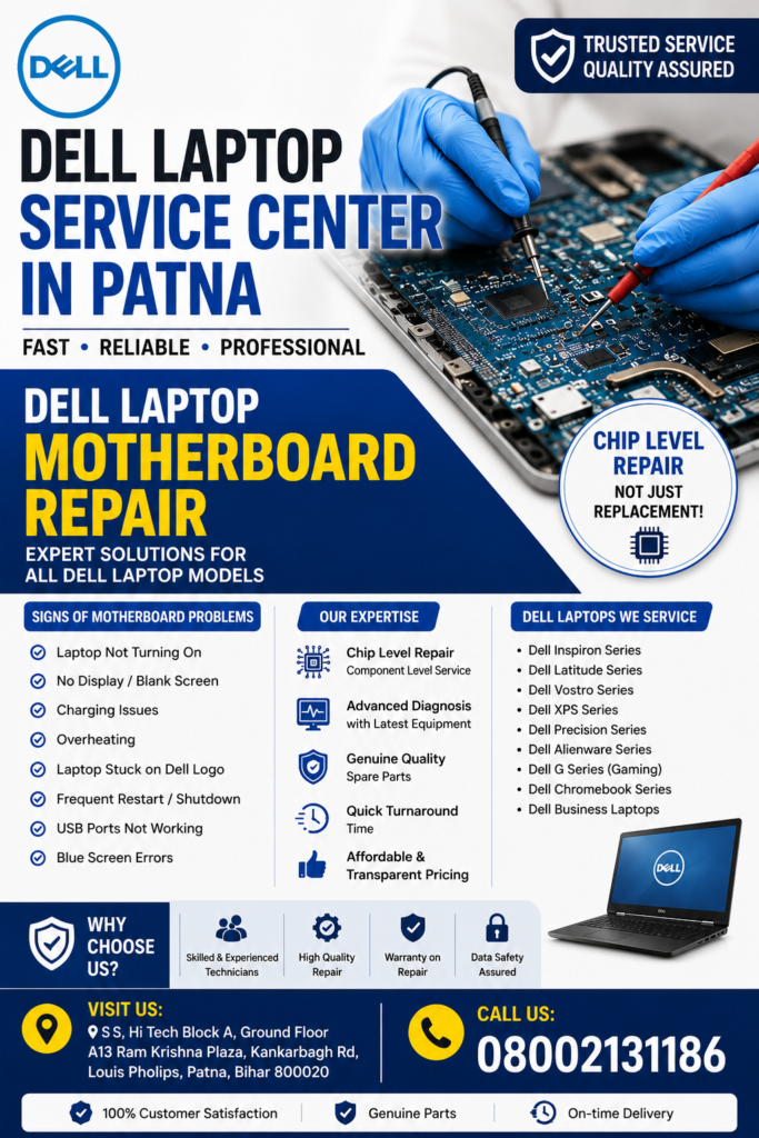 Dell Laptop Service Center in Patna