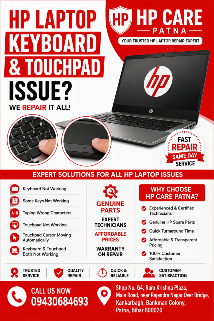 Dell Laptop Keyboard and Touchpad Issue in Patna