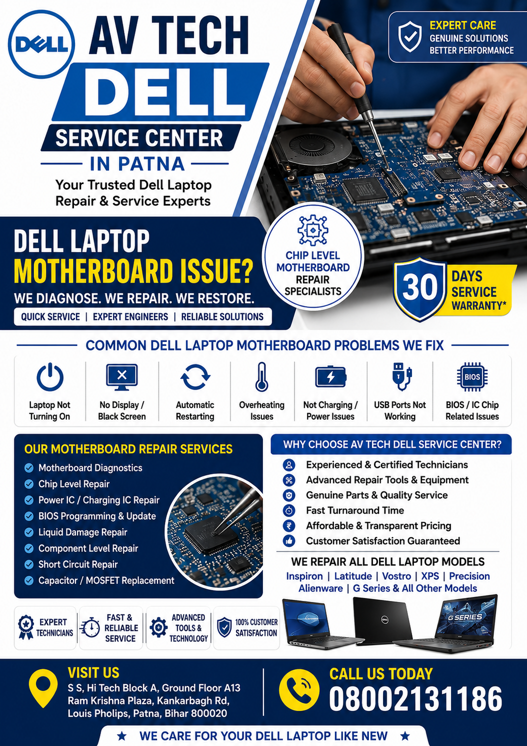 Dell Laptop Service Center in Patna 