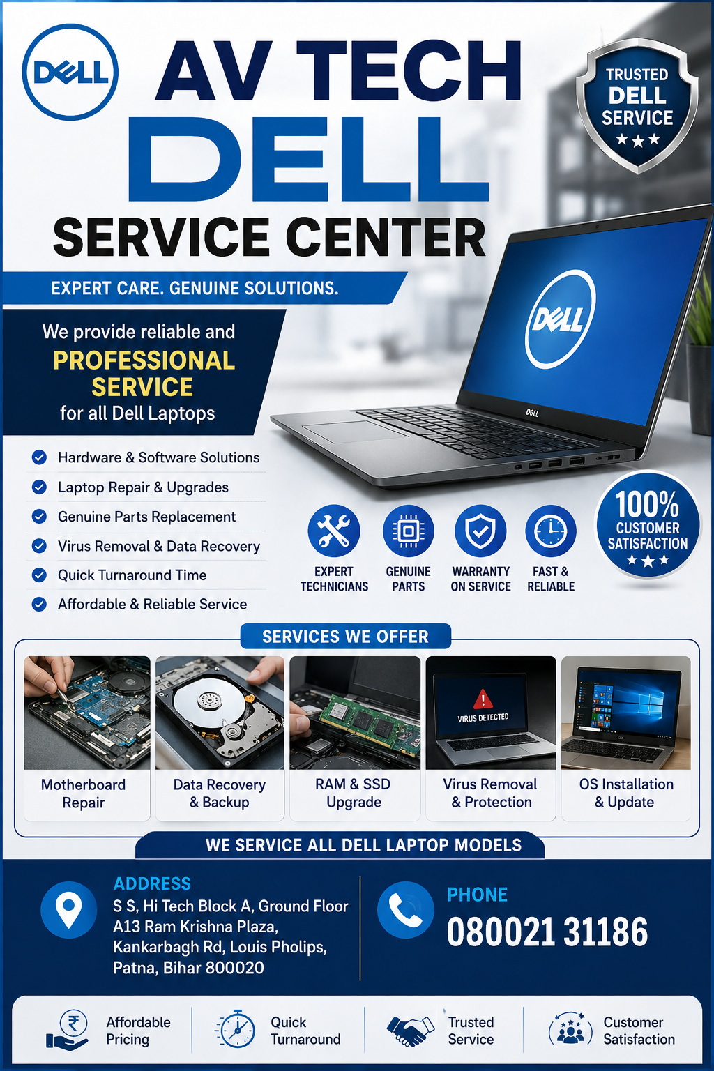 Dell Service Center in Patna 