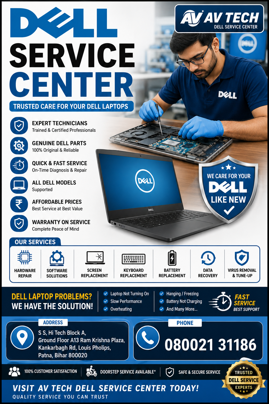 Dell Service Center in Patna 
